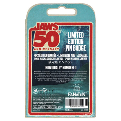 Jaws 50th Anniversary Ship in Bottle Pin Badge