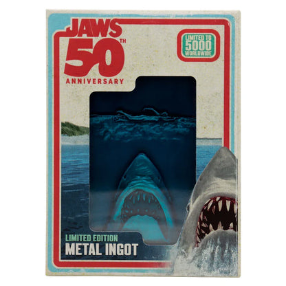 Jaws - 50th Anniversary Poster Limited Edition Ingot