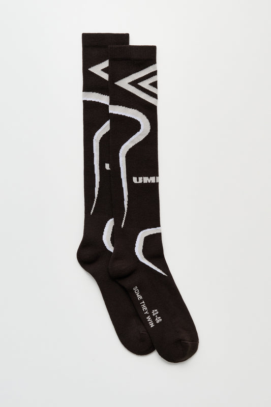 Umbro Knee High Socks Brown