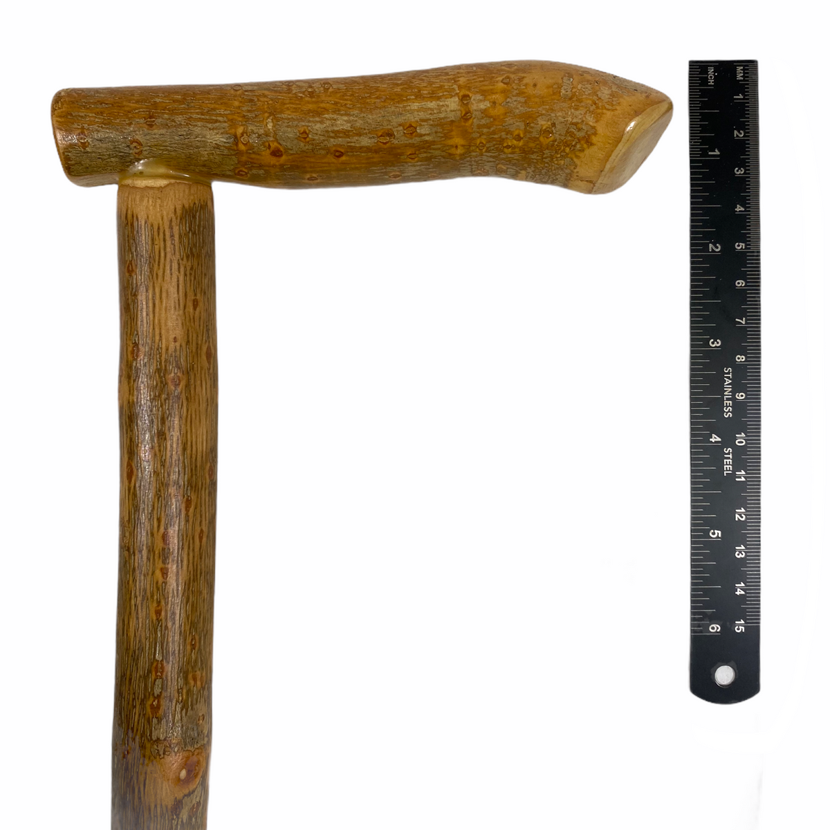 Natural Spiral Vine Twisted Wood Walking Cane - 36.5"