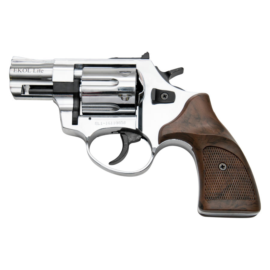Viper LITE 1.5" Barrel 9mm Blank Firing Revolver Chrome Finish