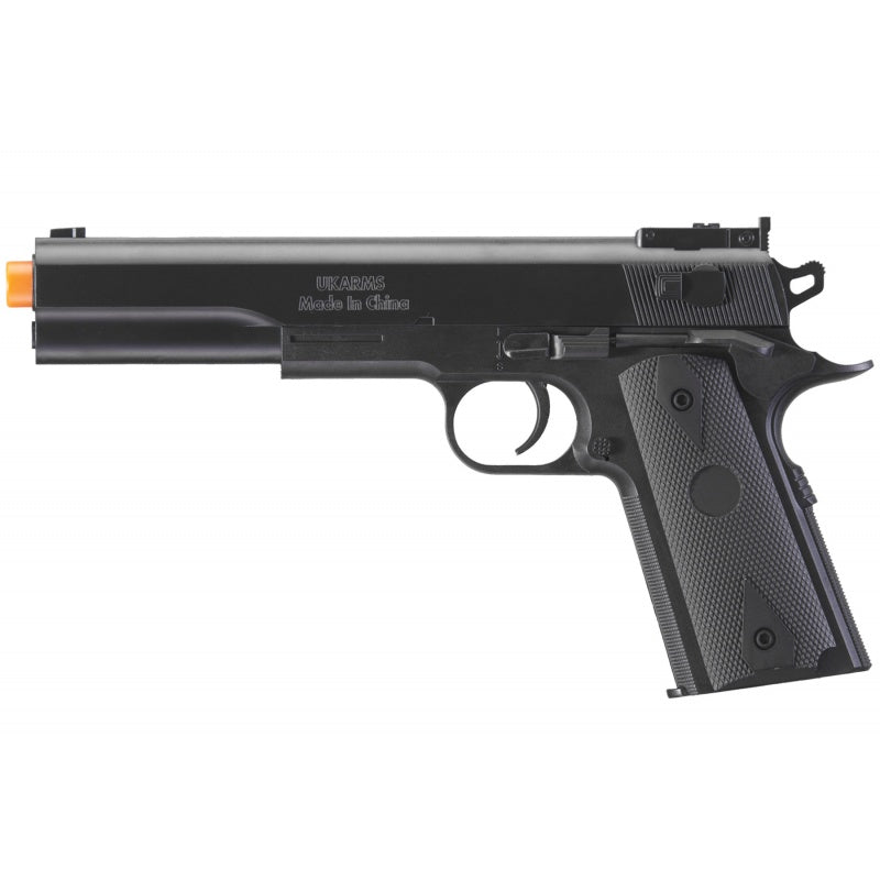 M1911 Spring Powered Airsoft Pistol with Metal Flitch and Tube - TOPHATTER'S ARMORY DEALS