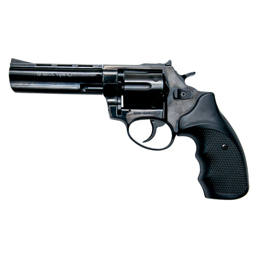 Viper 4.5 Inch Barrel 9MM Blank Firing Revolver Black Finish