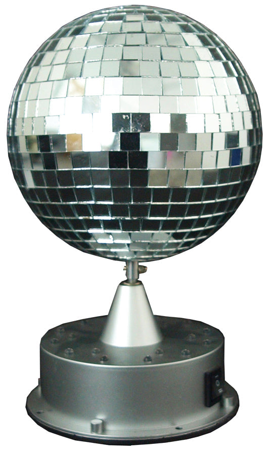 Mirror Ball with LED  Base