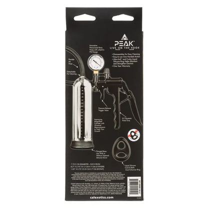 Peak Magnified Gauged Pump System – Silicone Cock and Ball Enhancer Pump