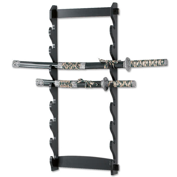 8 Tier Sword Wall Display Stand Rack only - TOPHATTER'S ARMORY DEALS