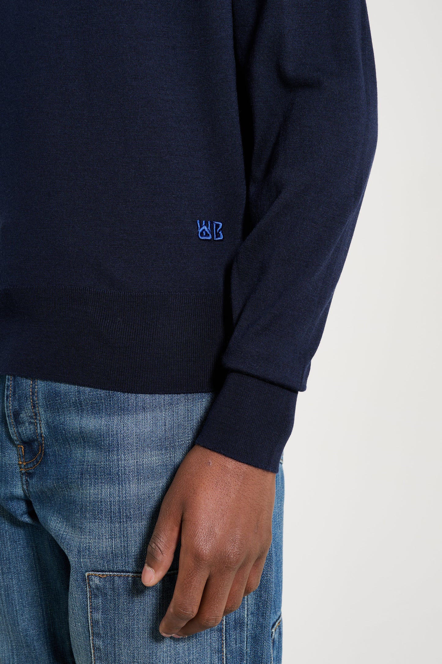 Wales Bonner Henry Polo Navy / Ivory