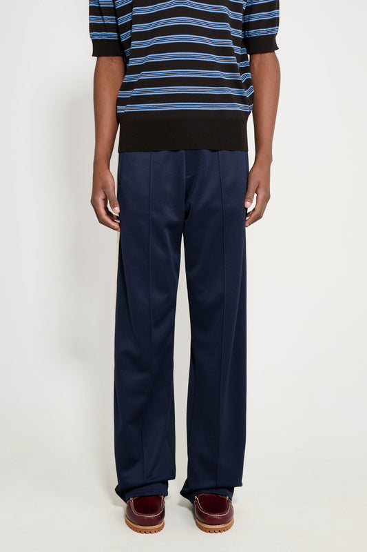 Wales Bonner Motion Track Pant Navy / Ivory