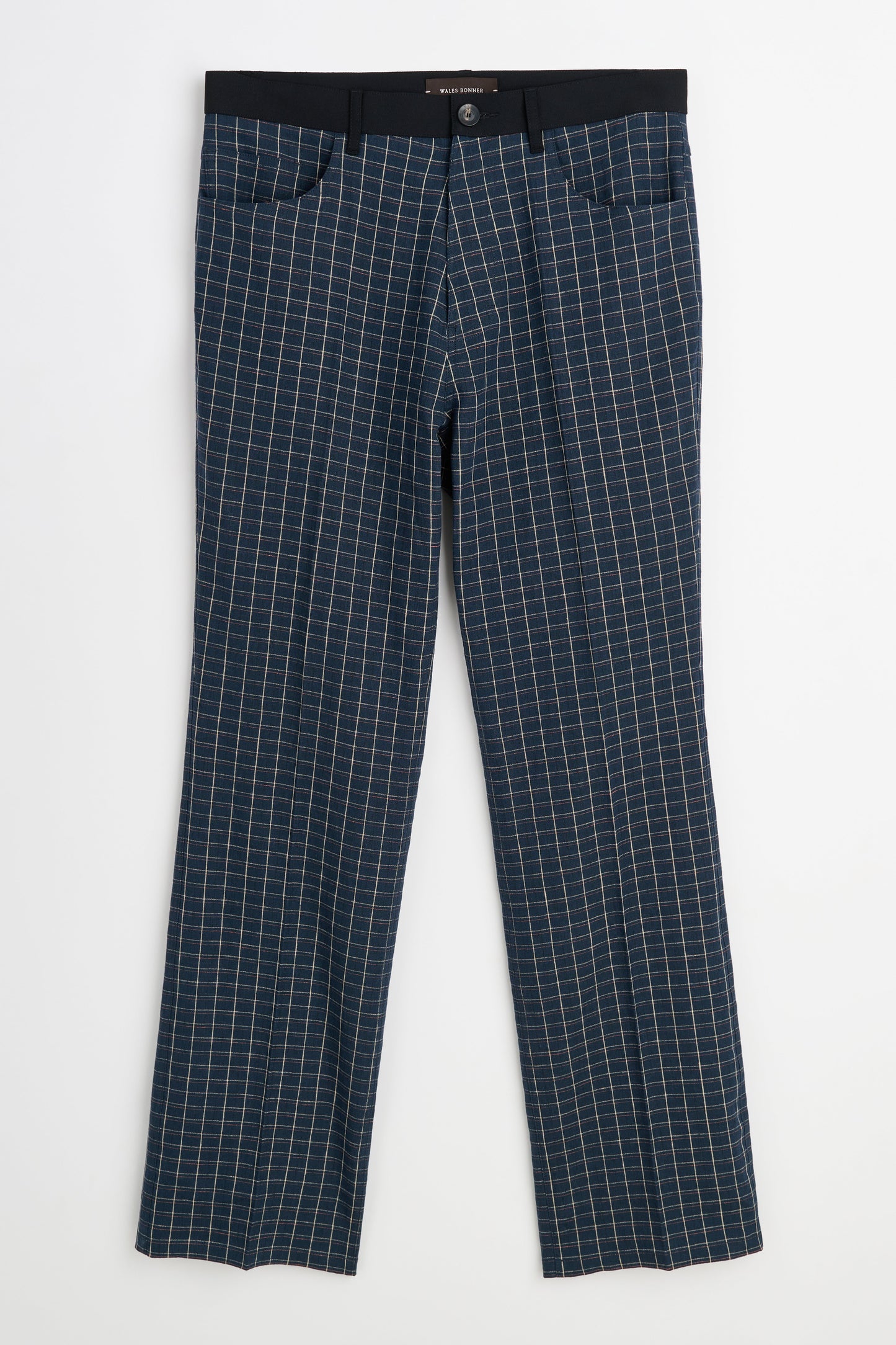 Wales Bonner London Trouser Navy / Ivory / Rust