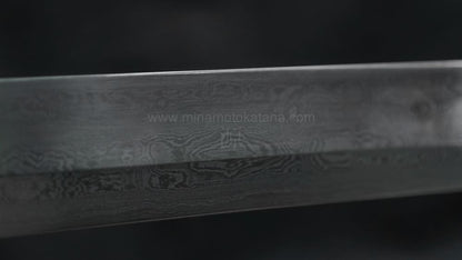 Warrior's Demise Damascus Steel 1095 Clay Tempered Katana