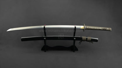 Warrior's Demise Damascus Steel 1095 Clay Tempered Katana