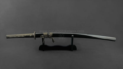 Warrior's Demise Damascus Steel 1095 Clay Tempered Katana