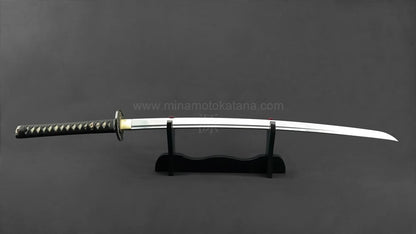 "Warrior's Rage" (Black) Hand Forged Katana In Clay Tempered 1060 HCS