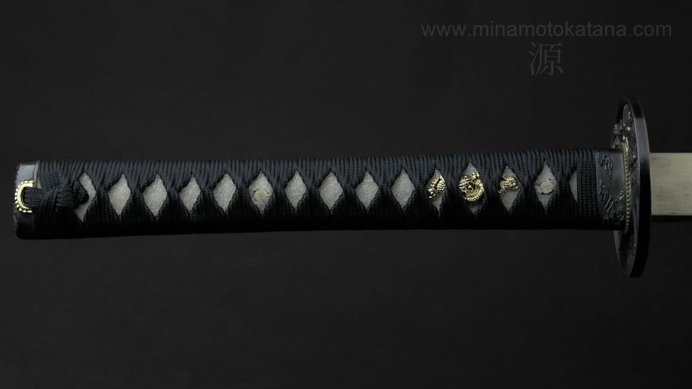 "Warrior's Rage" (Black) Hand Forged Katana In Clay Tempered 1060 HCS