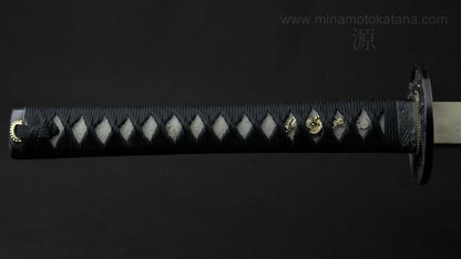 "Warrior's Rage" (Black) Hand Forged Katana In Clay Tempered 1060 HCS