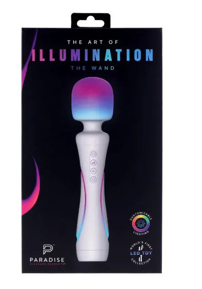 Paradise Illumination The Wand – RGB Illuminated Wand Vibrator