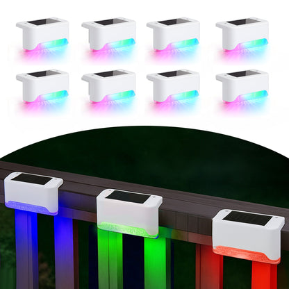 8-Pack Solar LED Deck & Step Lights