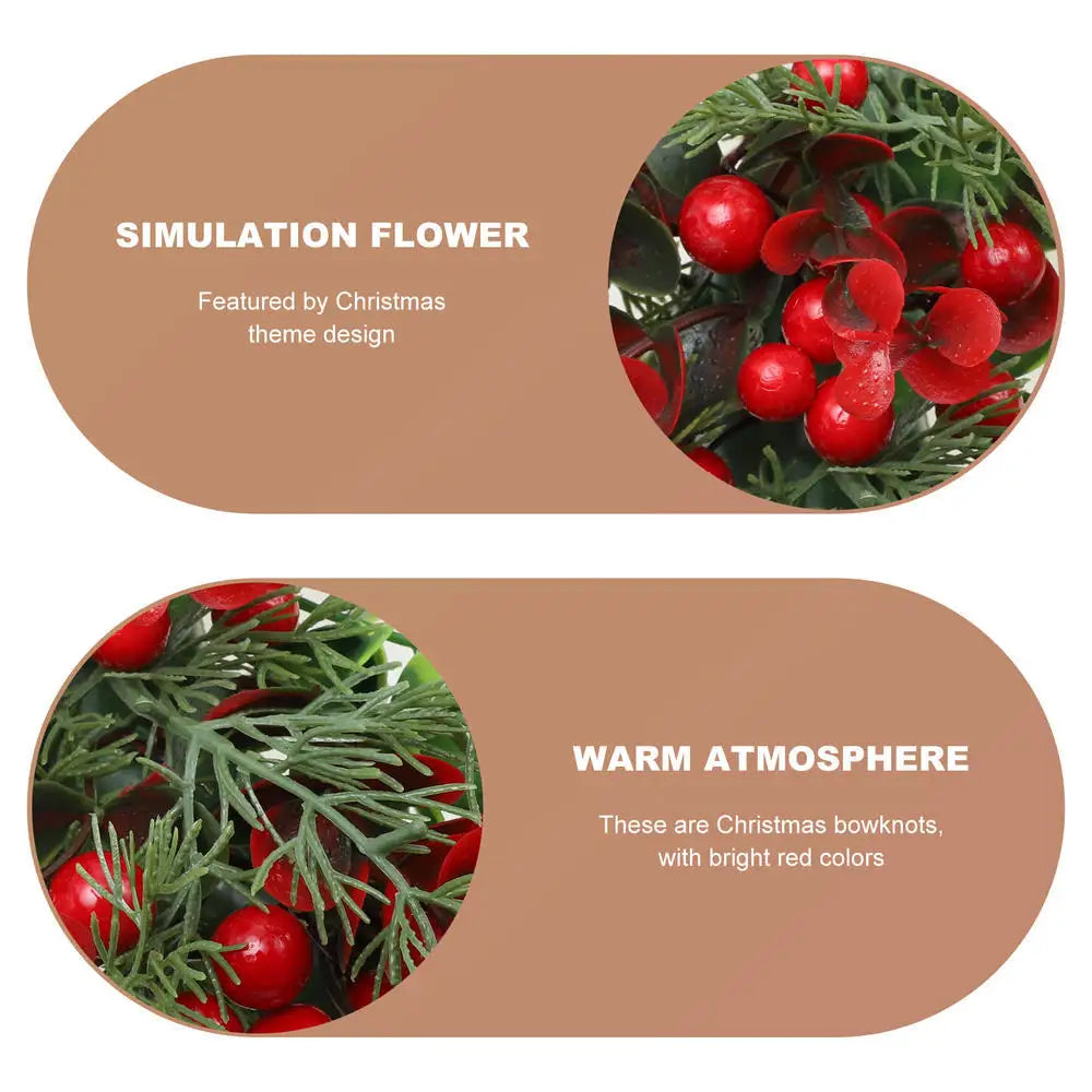 Winter Berry Christmas Wreath - Large Eucalyptus Garland