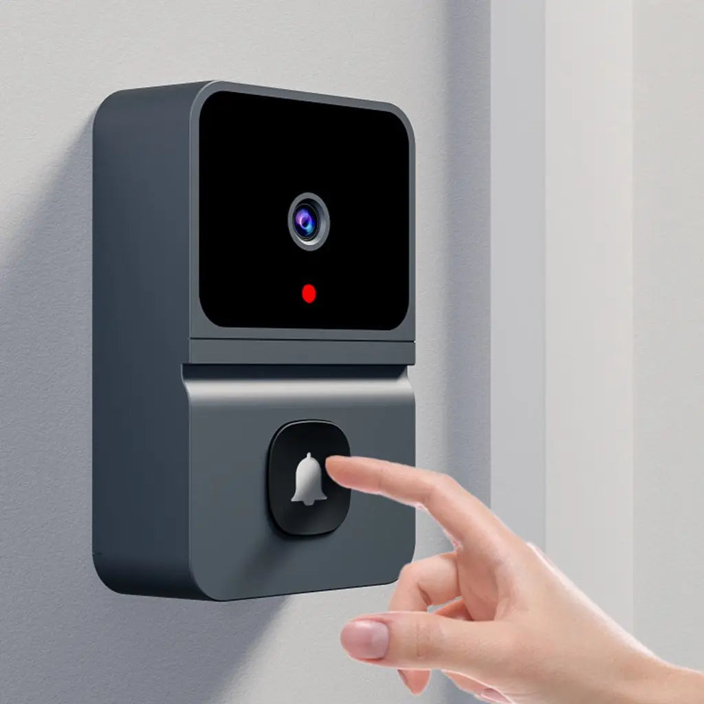 Wireless Doorbell WiFi Camera with Night Vision & Voice Intercom