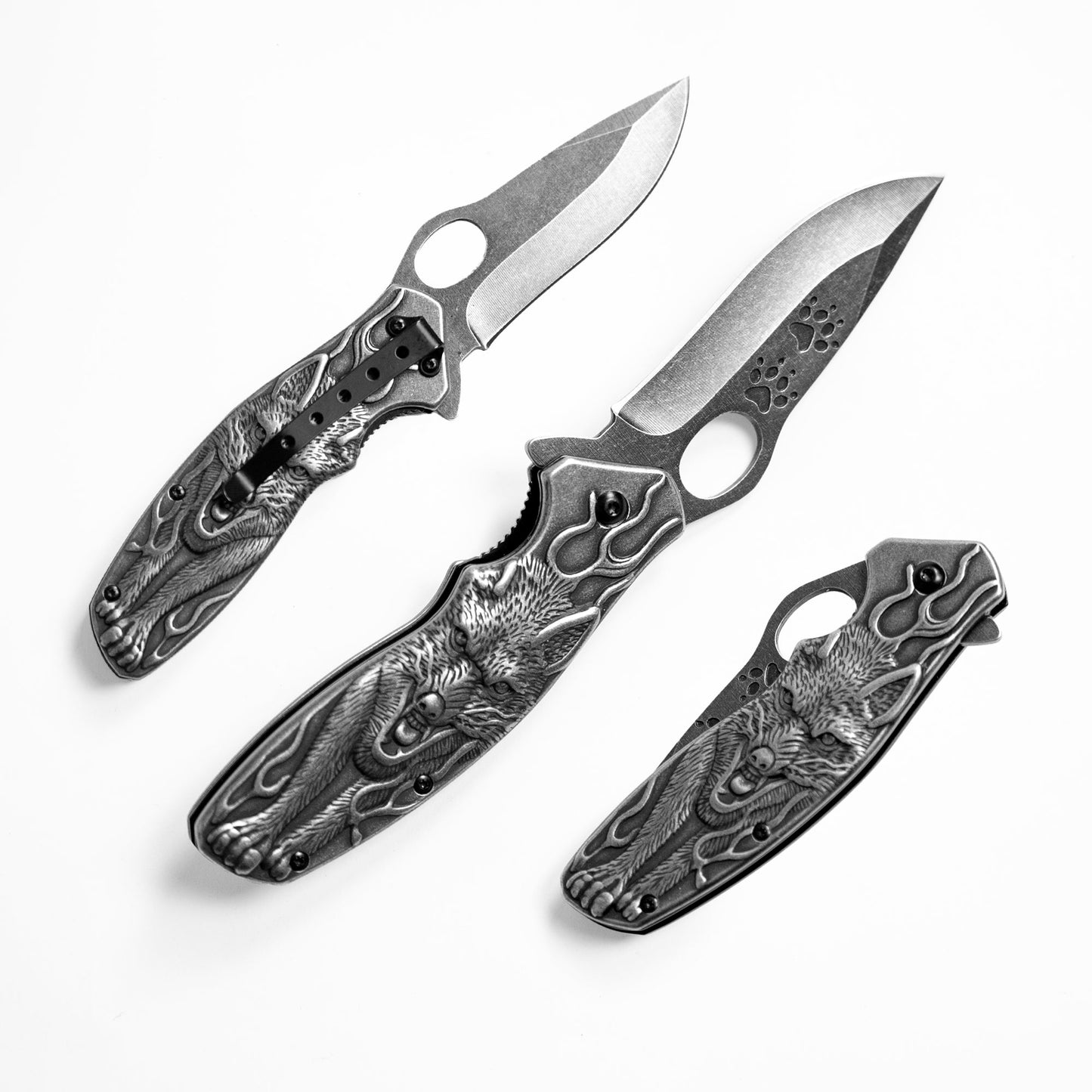 Fire and Steel - Wolf Folding Knife