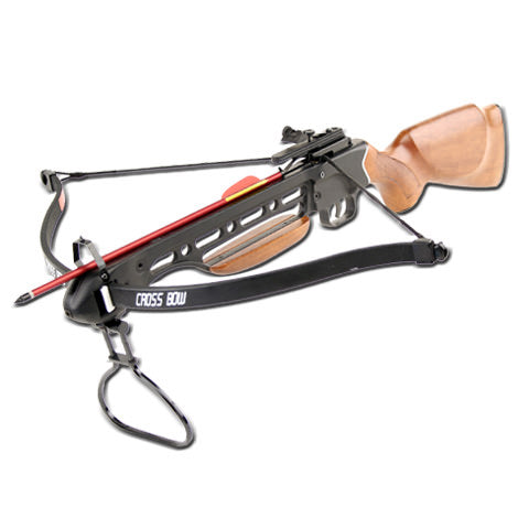 Hunters Crossbow 150 lbs Wooden Stock - TOPHATTER'S ARMORY DEALS