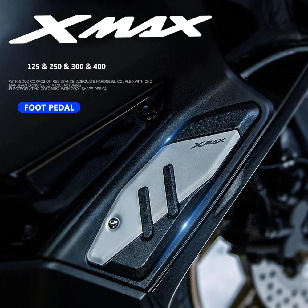 X-MAX CNC Aluminum Foot Pegs for Yamaha XMAX 125/250/300/400 (2017-2023)