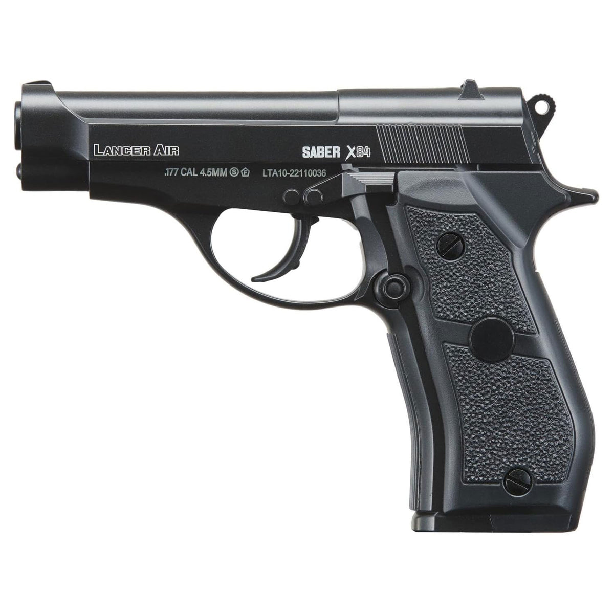 Saber X84 .177 Cal. Full Metal CO2 BB Air Pistol 480 FPS - TOPHATTER'S ARMORY DEALS