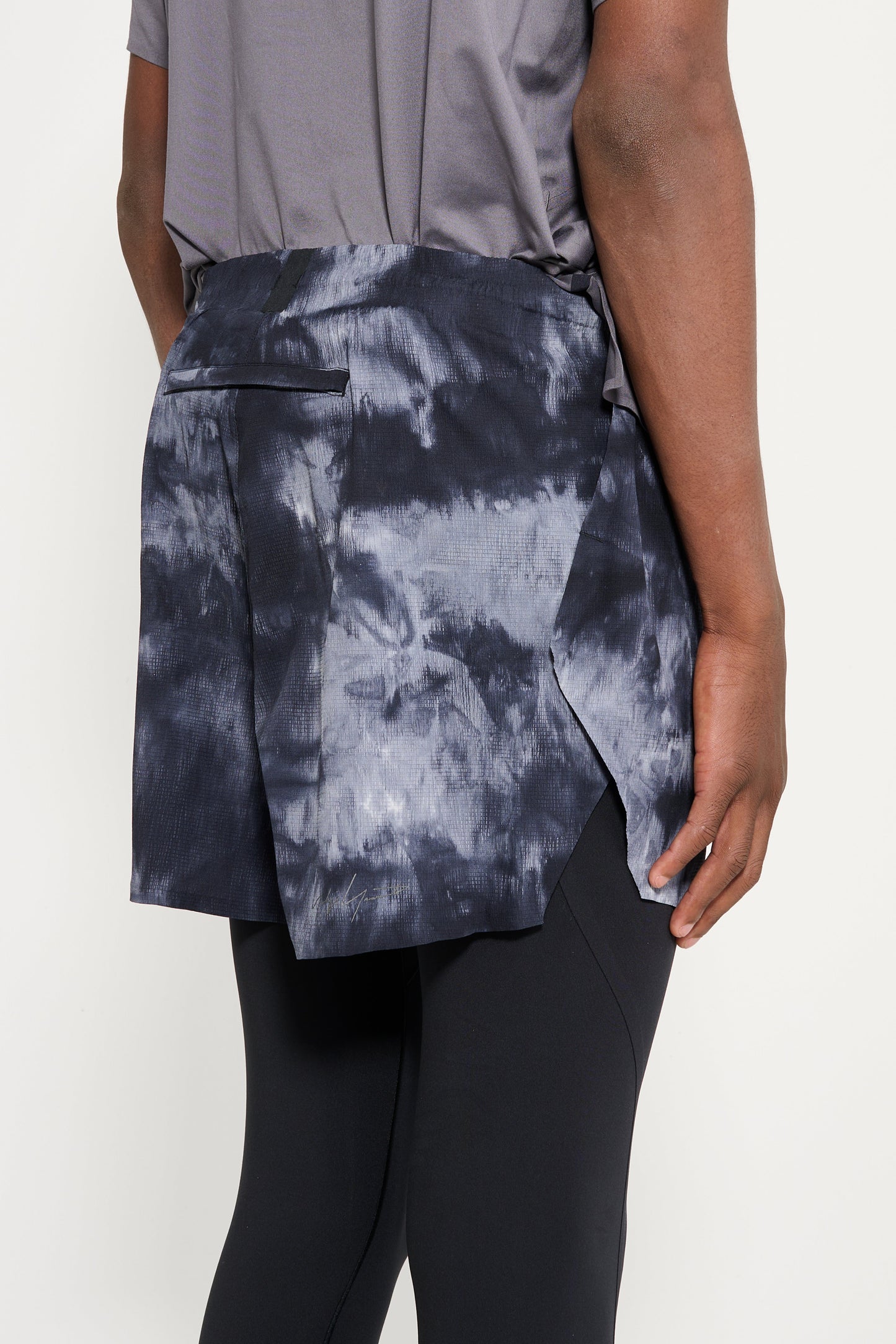 Y-3 AOP Running Shorts Black / Multi Color