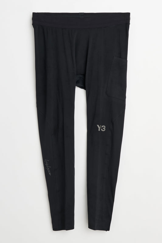 Y-3 Running Leggings Black