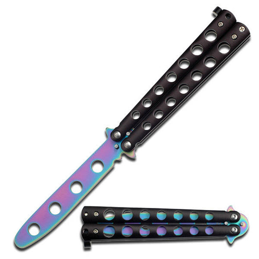 Butterfly Practice Knife - Rainbow