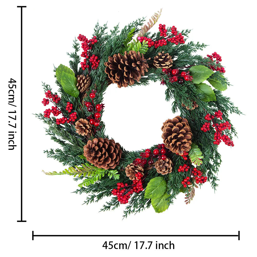 Handmade Christmas Wreath for Front Door