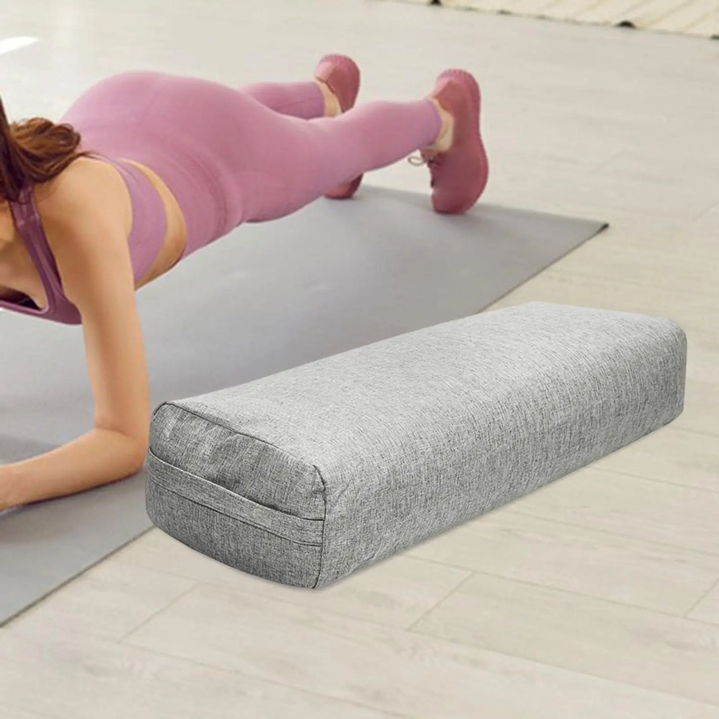 Yoga Bolster Pillow for Meditation and Support