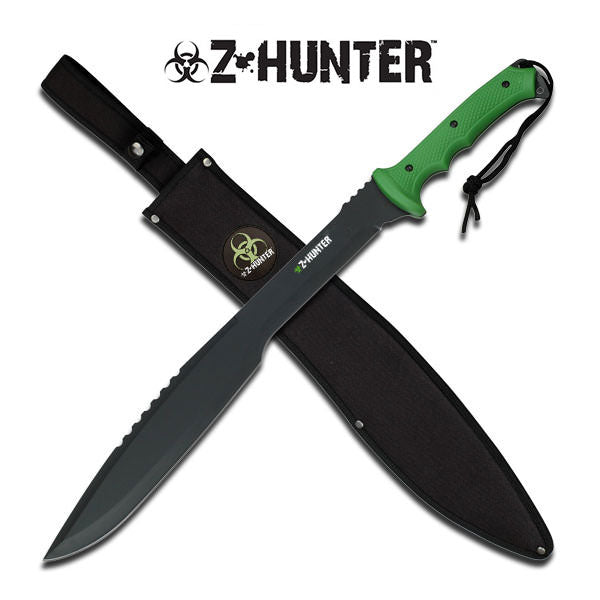 Zombie Hunter Combat Survival Machete Knife 25 Inch Overall