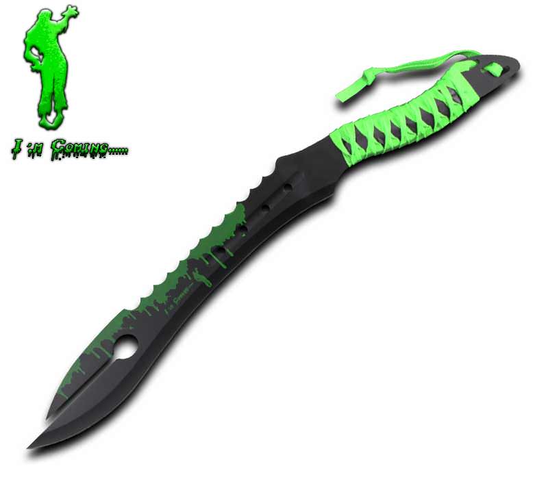 I'm Coming.... Zombie Killer Full Tang Fantasy Machete Sword