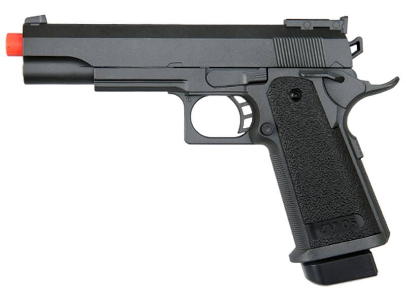 Galaxy Full Size 1911 ZM05 Hi-CAPA Airsoft Spring Pistol - TOPHATTER'S ARMORY DEALS