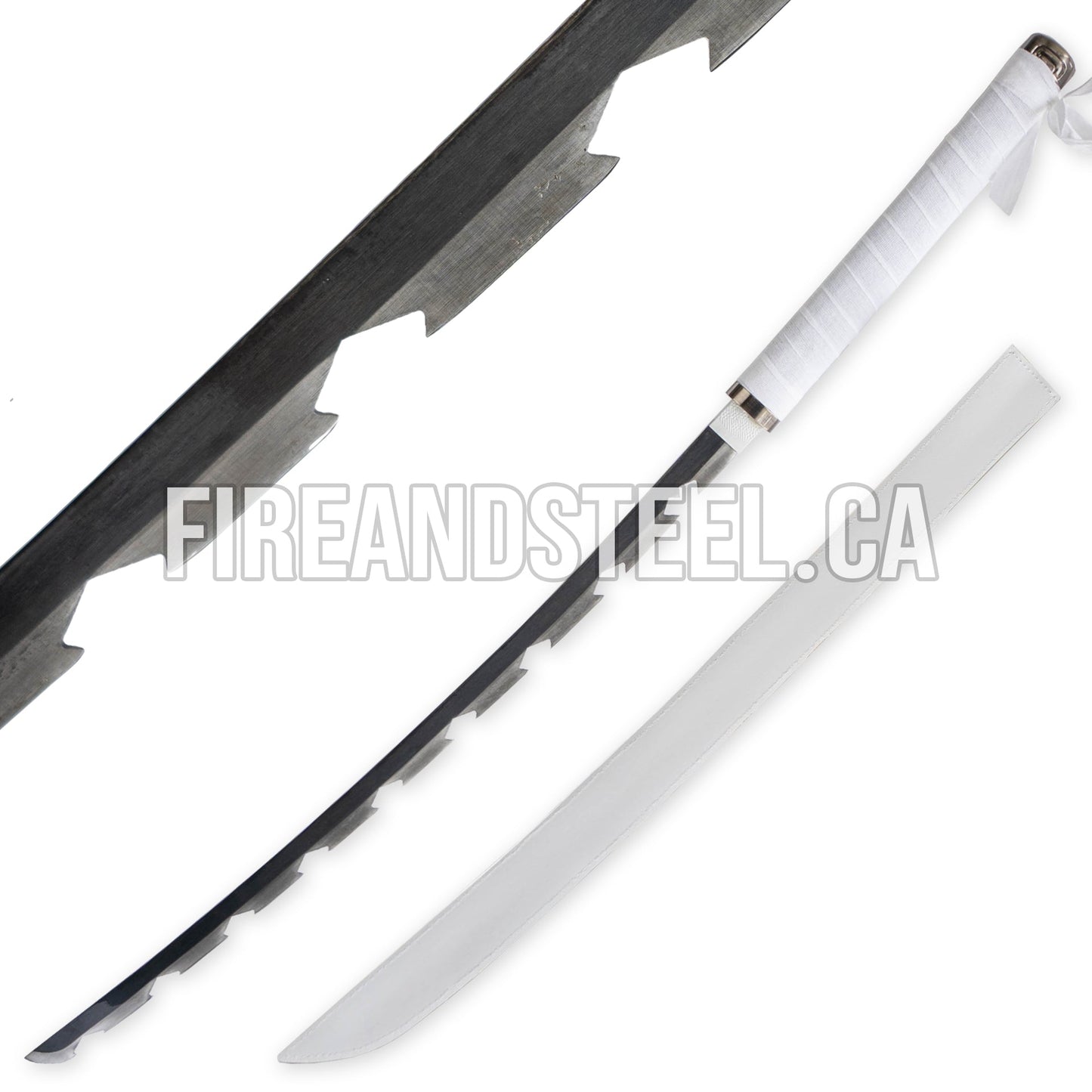 Inosuke Hashibira's Indigo-Gray Nichirin Katana