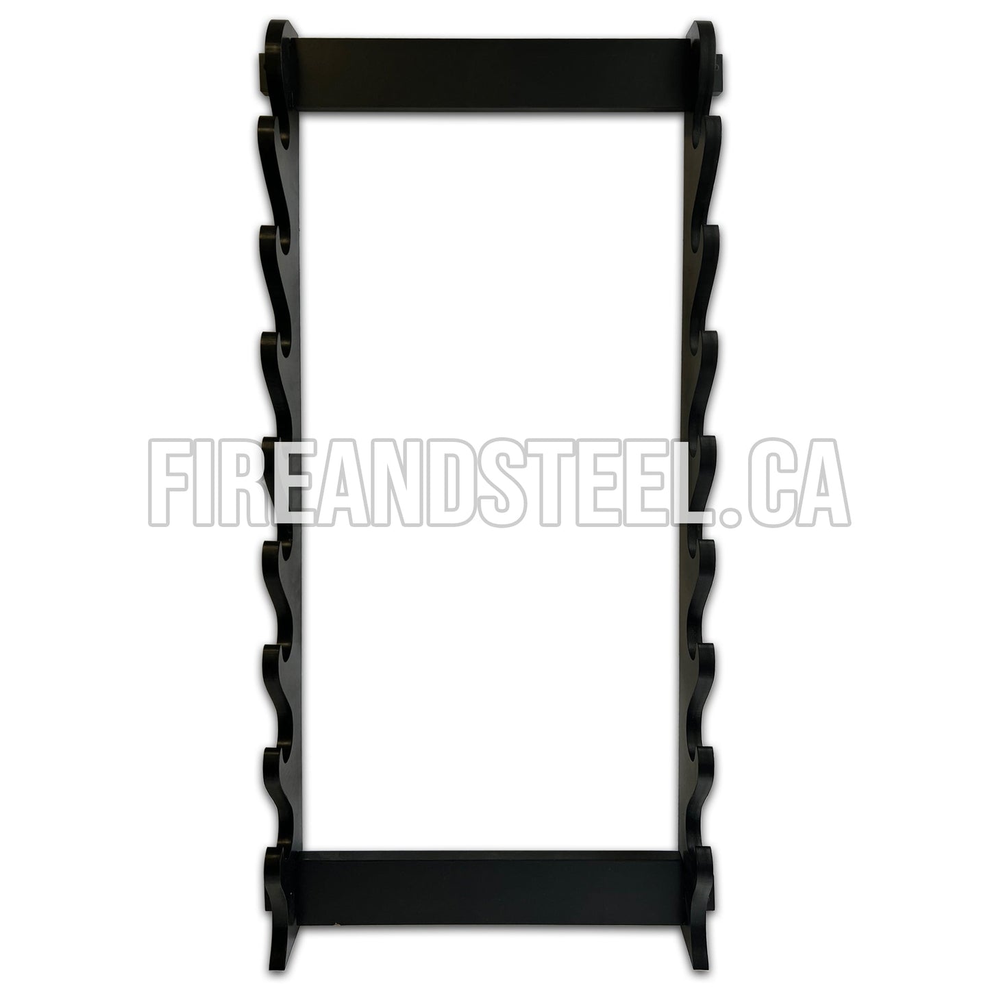 Fire and Steel - 8 Tier Wall-Mounted Sword Stand