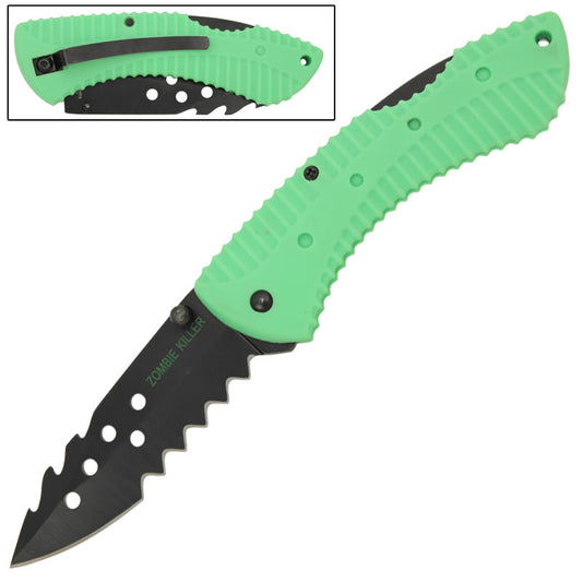 Zombie Killer Pocket Folding Rescue Knife