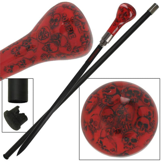 Zombie Killer Misfits End of the World Walking Cane Sword