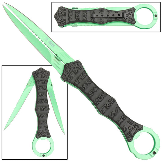 Zombie Killer Relentless Double Bladed Liner Lock Knife