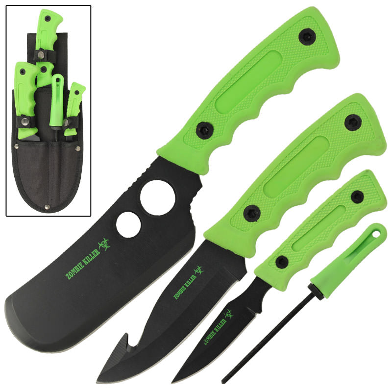 4 Pcs Zombie Killer Wild Game Hunting Kit