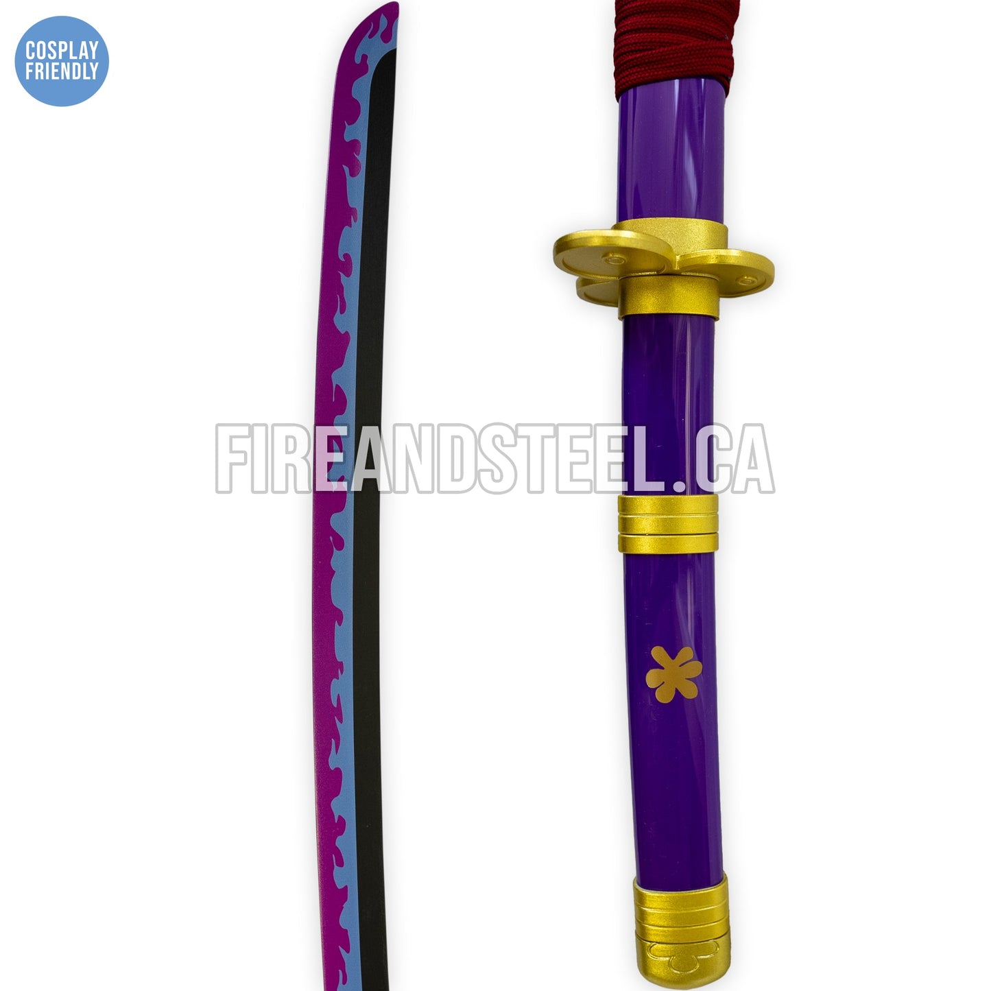 Roronoa Zoro's Purple "Enma" Katana (Wood)