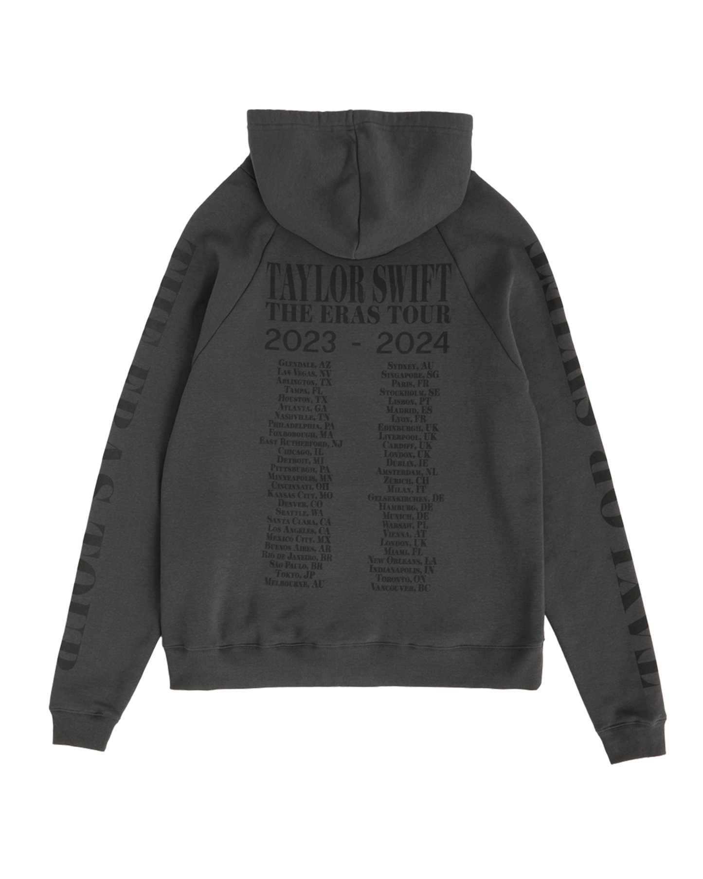 Taylor Swift | The Eras Tour Through Vancouver I Black Hoodie