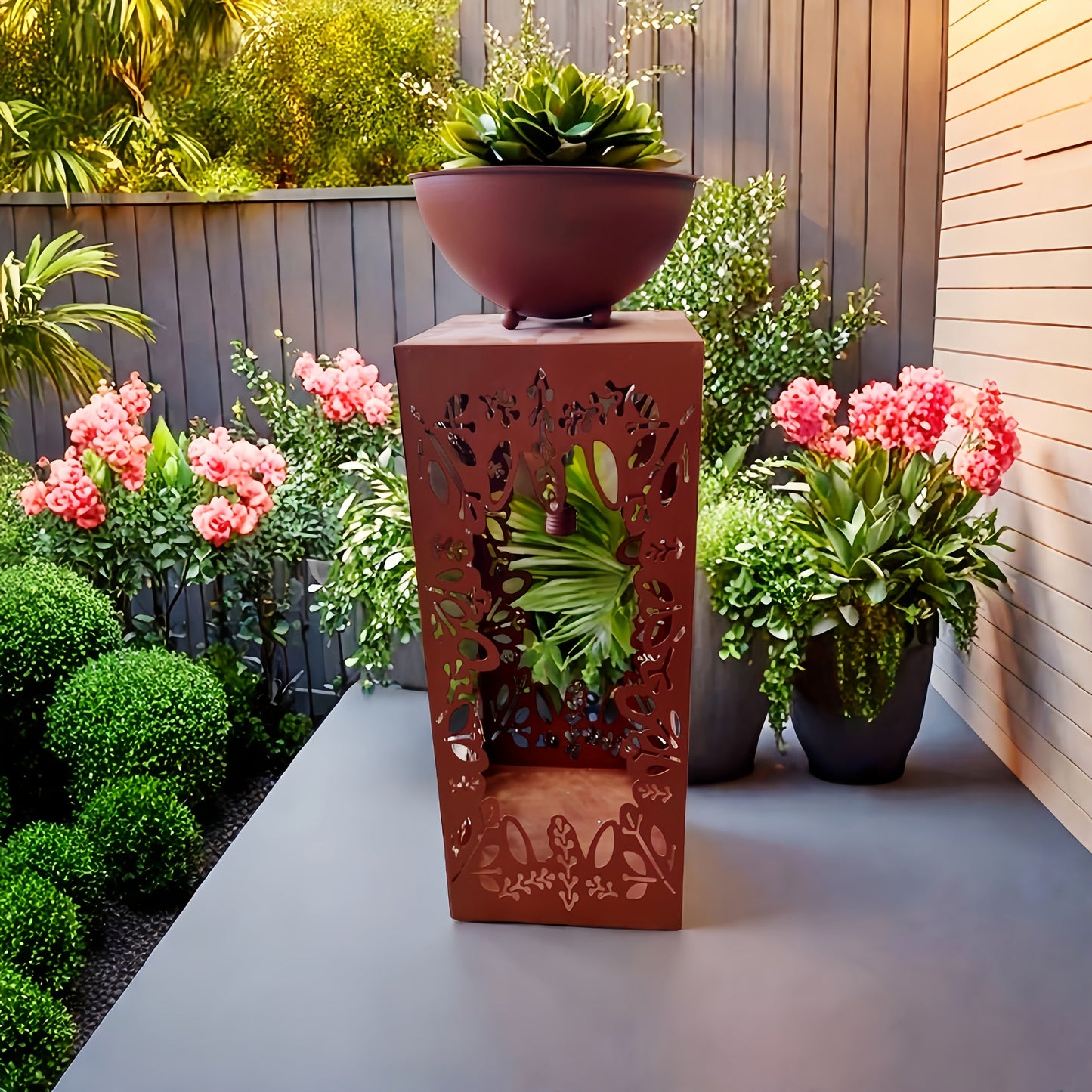 Iron Art Flower Vase Planter Large
