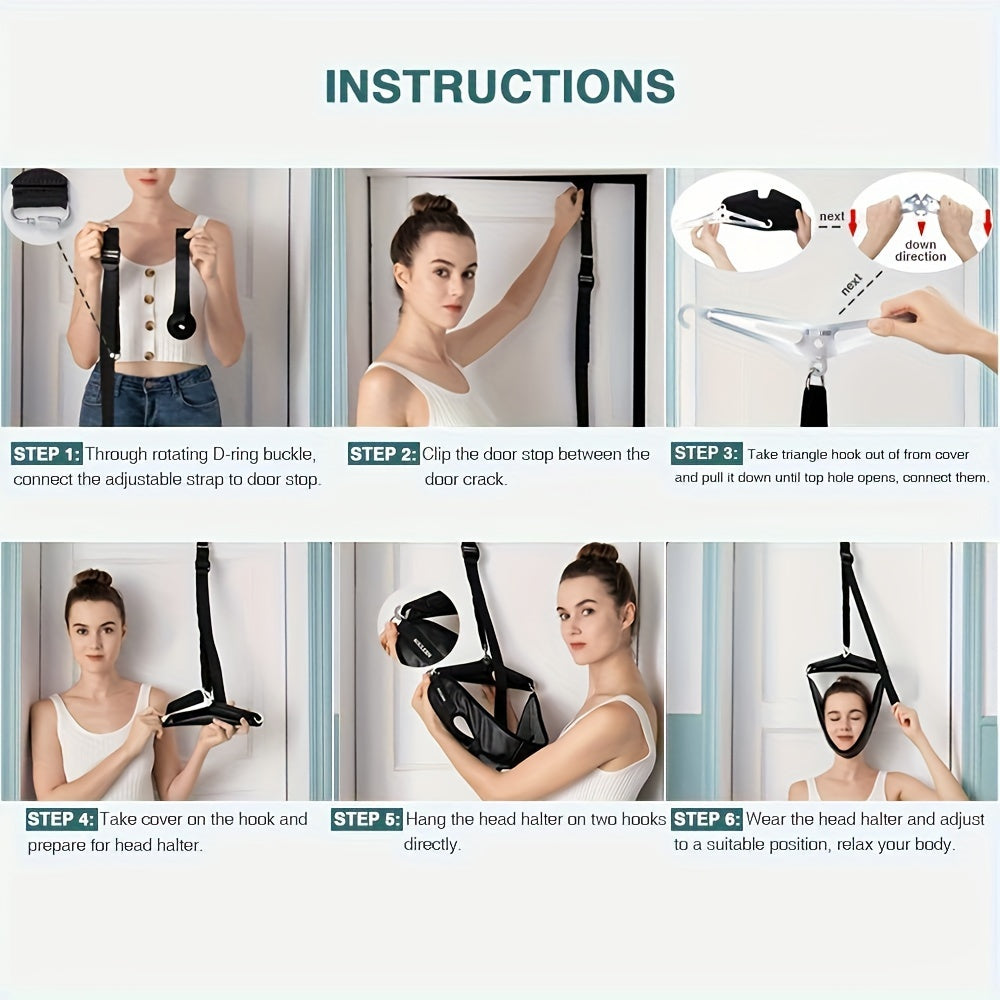 Neck Traction Massager  Device – Cervical Decompression(Black)