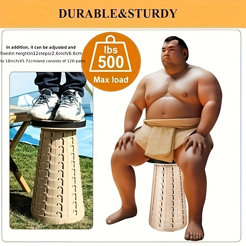 Ultra-Comfort Folding Stool with PU Cushion
