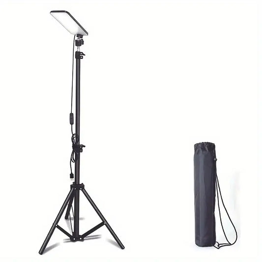 Black Matte Portable Outdoor Camping Lamp with USB Charging