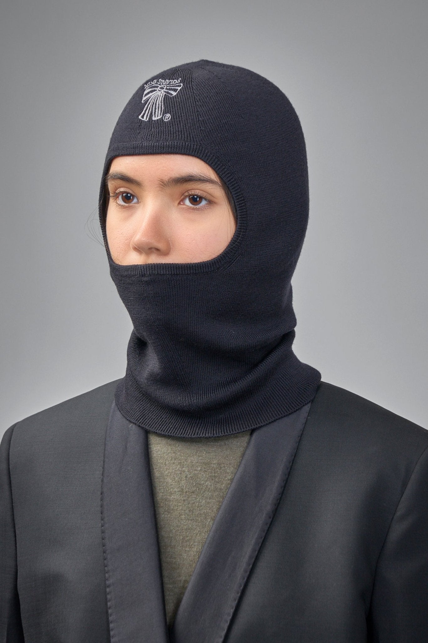 Wool Logo Balaclava
