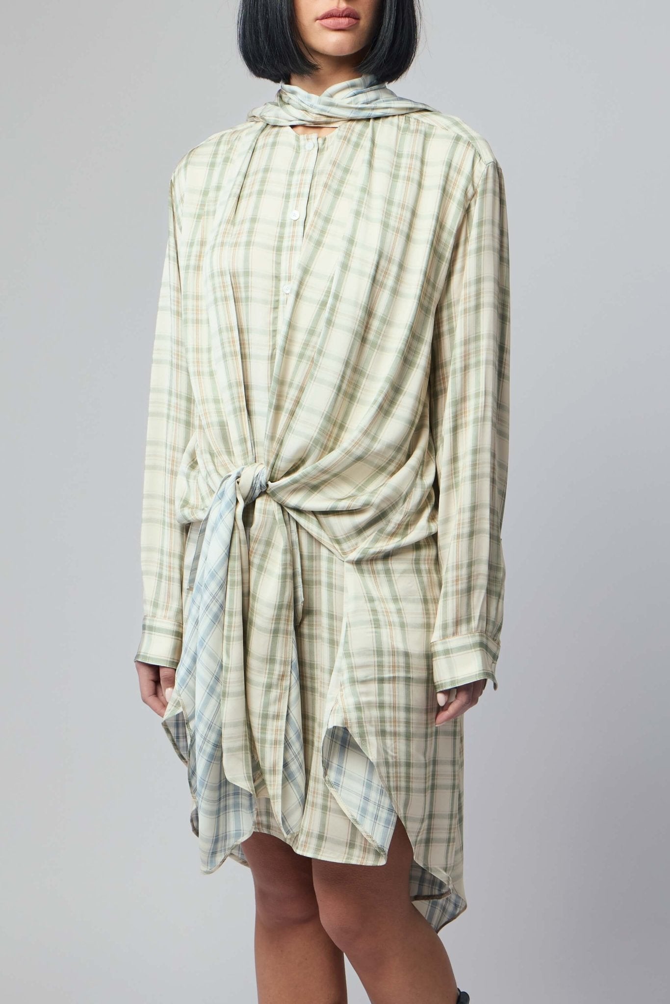 Check Tunic Dress
