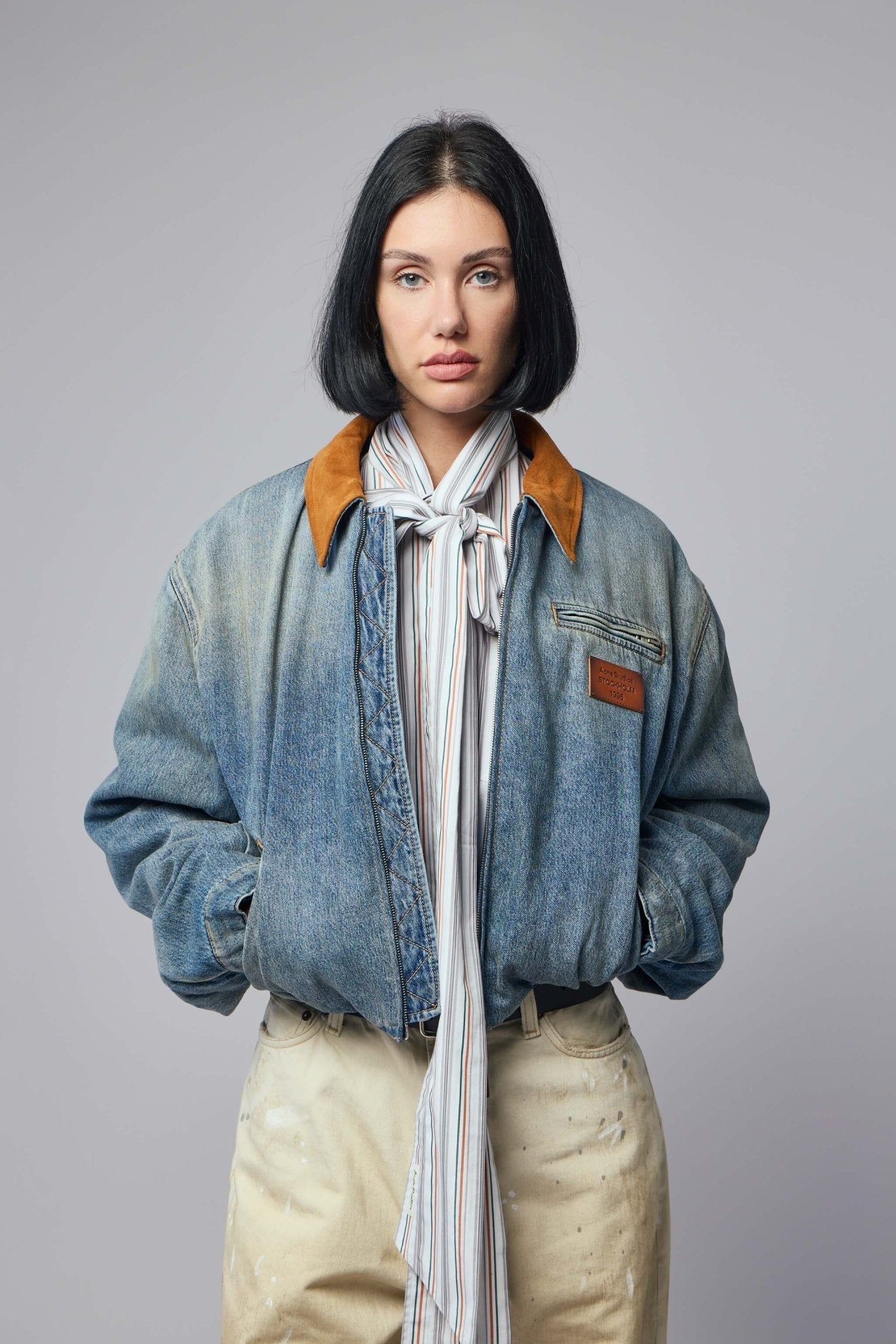 Denim Bomber Jacket